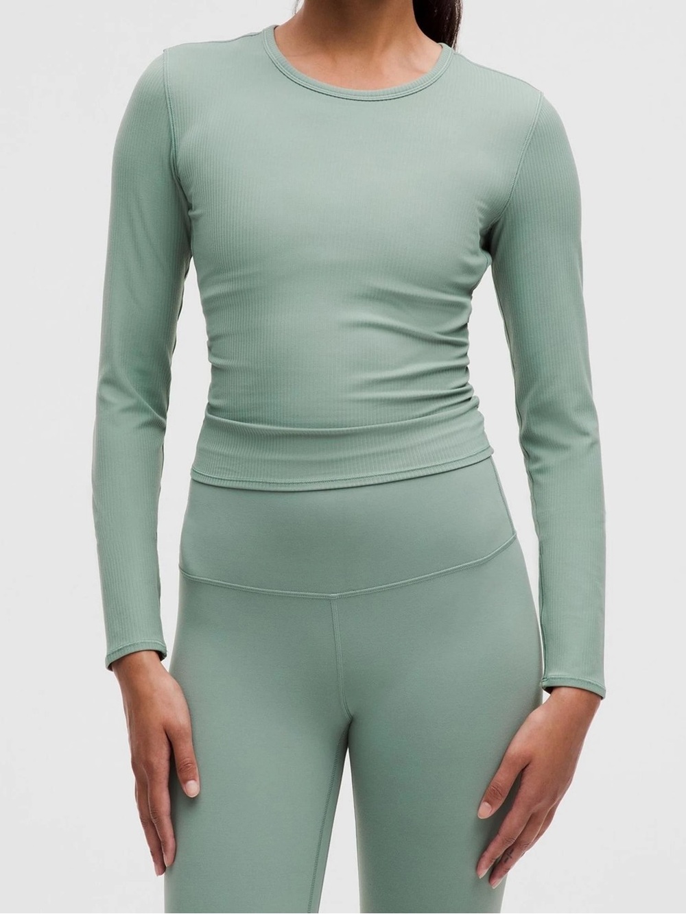 Lululemon All It Takes Back-Twist Ribbed Long-Sleeve Shirt